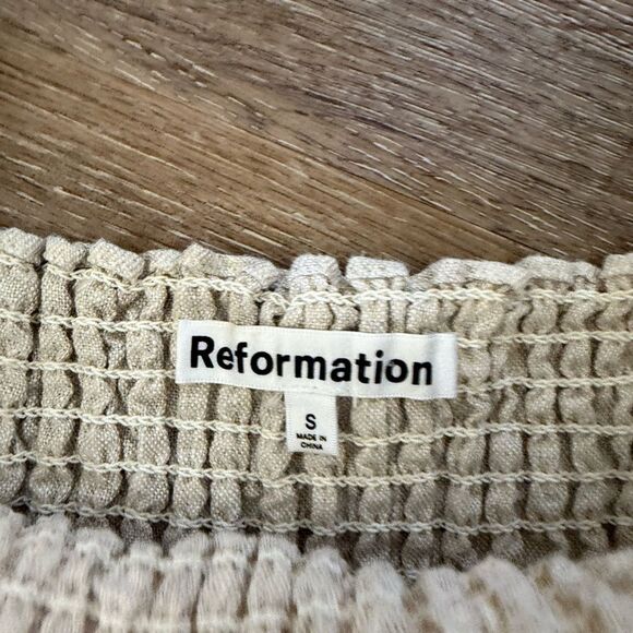 Reformation Linen Dress Sz S - Picture 3 of 5